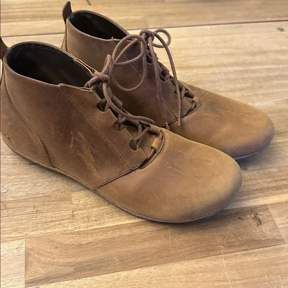 SOLE leather recork chukka boots